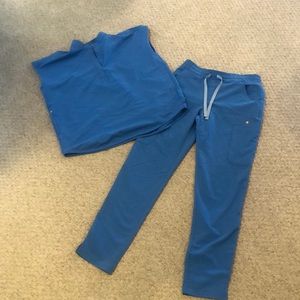 Figs scrub set XS Blue